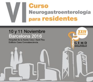 VI Curso de Neurogastroenterología para residentes. @ Hospital de la Santa Creu i Sant Pau. Edificio Casa Convalescència | Barcelona | Catalunya | España